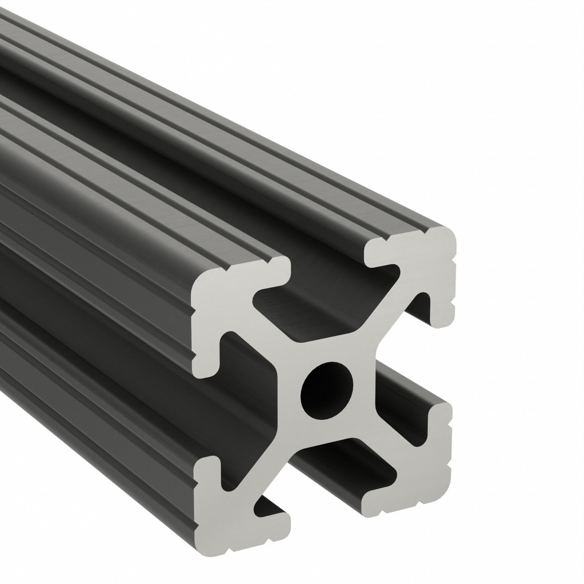 10 Series, 6 ft Nominal Lg, Framing Extrusion 29NZ641010BLACK72