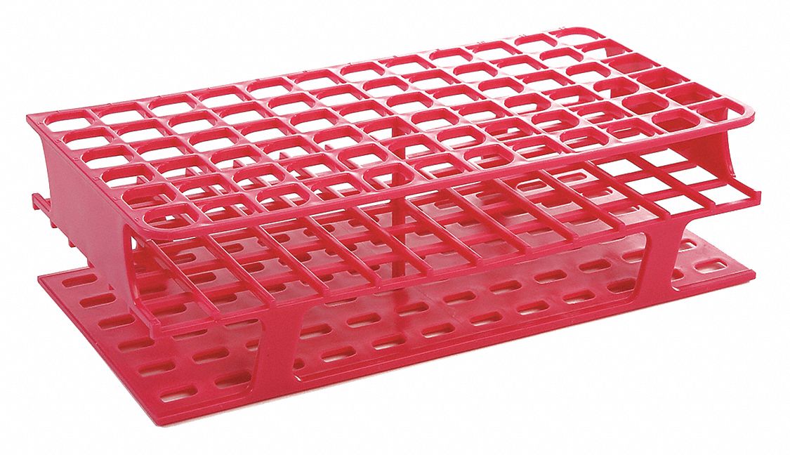 HEATHROW SCIENTIFIC, 72 Compartments, Polypropylene, Test Tube Rack