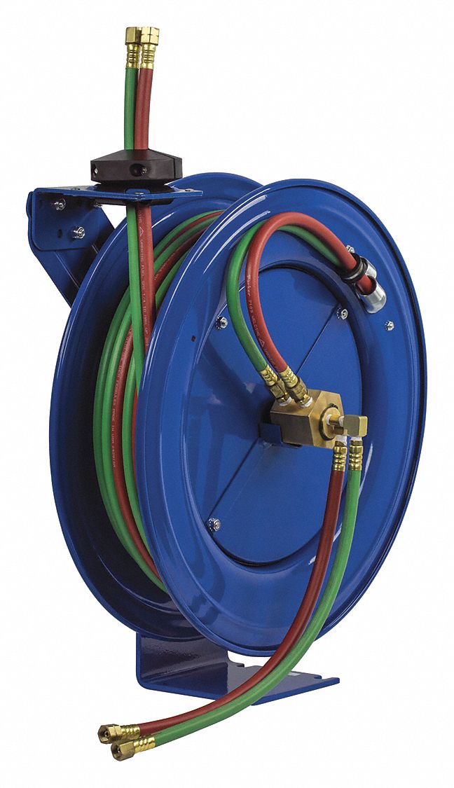 Dual Hose Spring Rewind Hose Reel Grainger