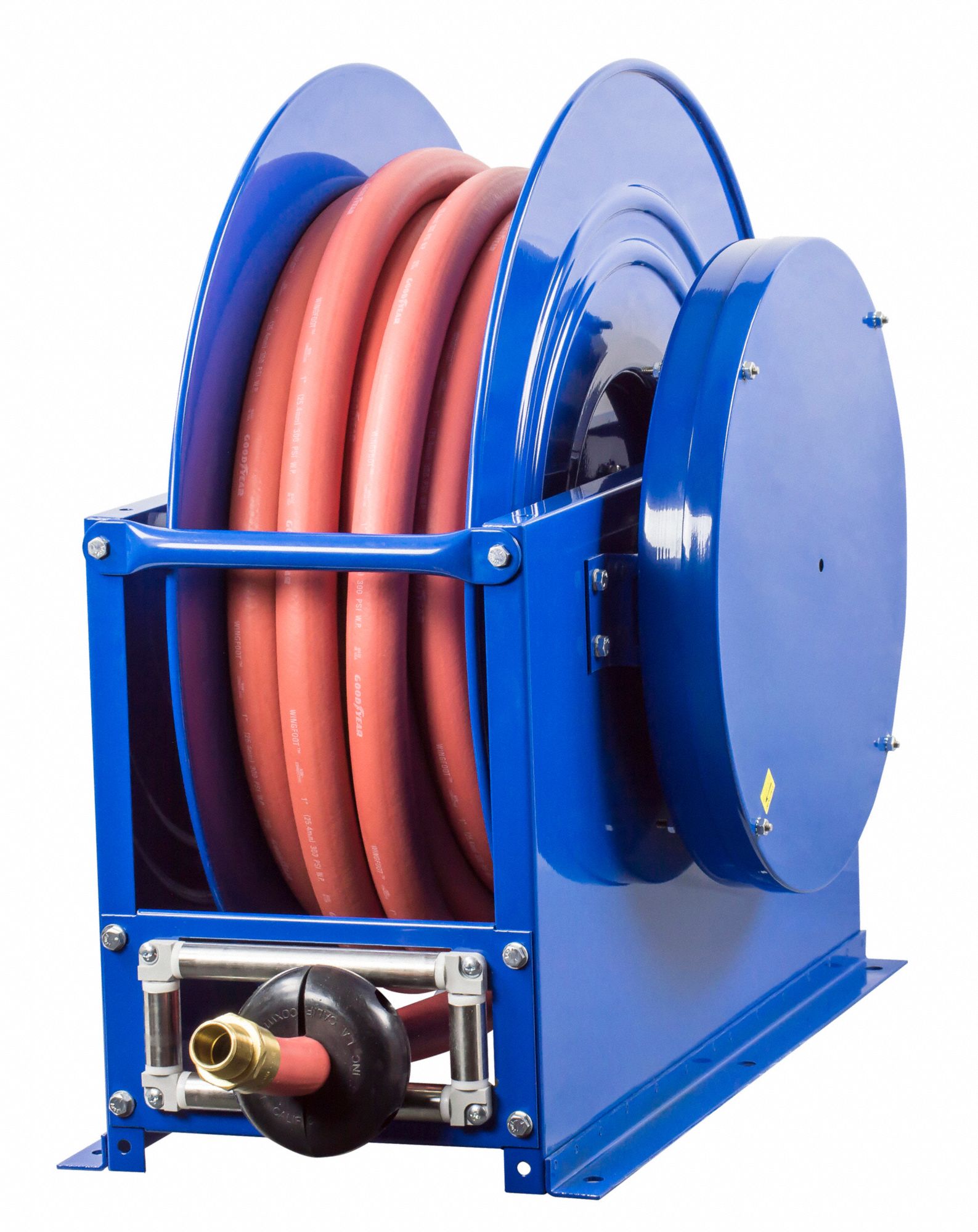 COXREELS Spring Return Hose Reel, Air, Water, 300 psi, Hose Capacity