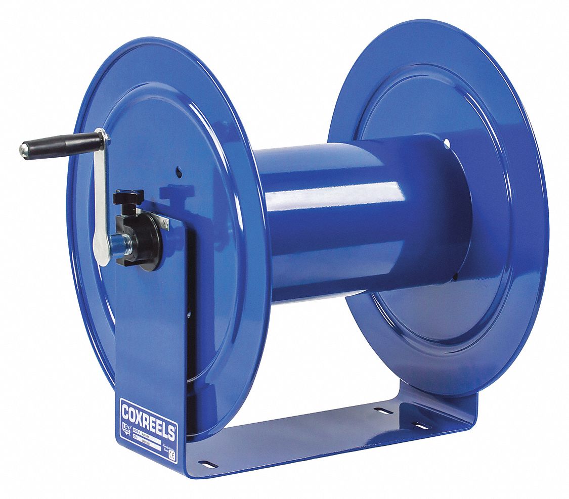 COXREELS, 850 ft (1 1/2 in I.D.), 29 in Hg Vacuum Rating, Hand Crank