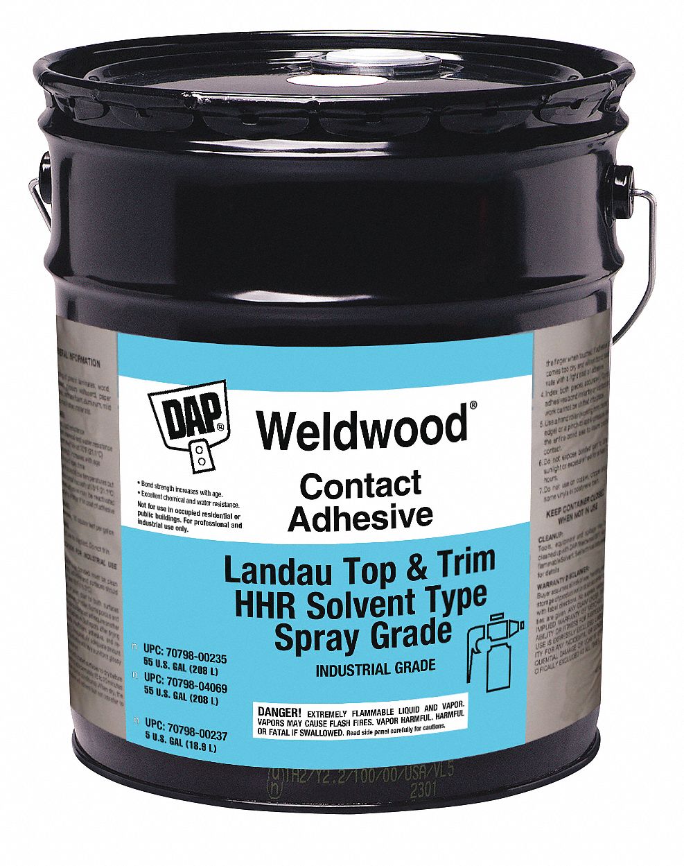DAP 5 gal. Contact Cement, Natural 29RU99234 Grainger