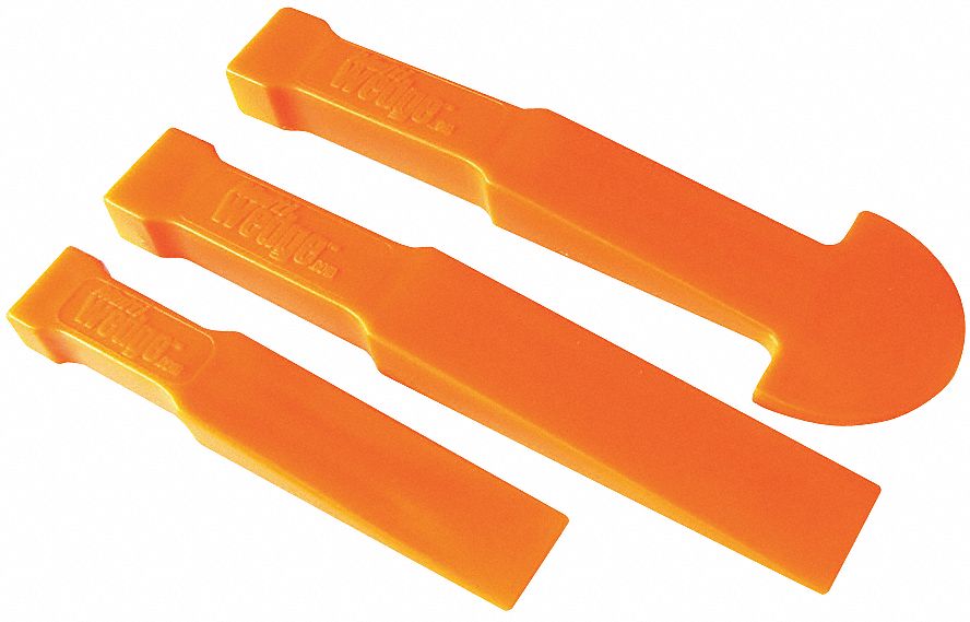 MULTIWEDGE Pry Bar Kit, Polyethylene, 3 pcs. 29RV243400 Grainger
