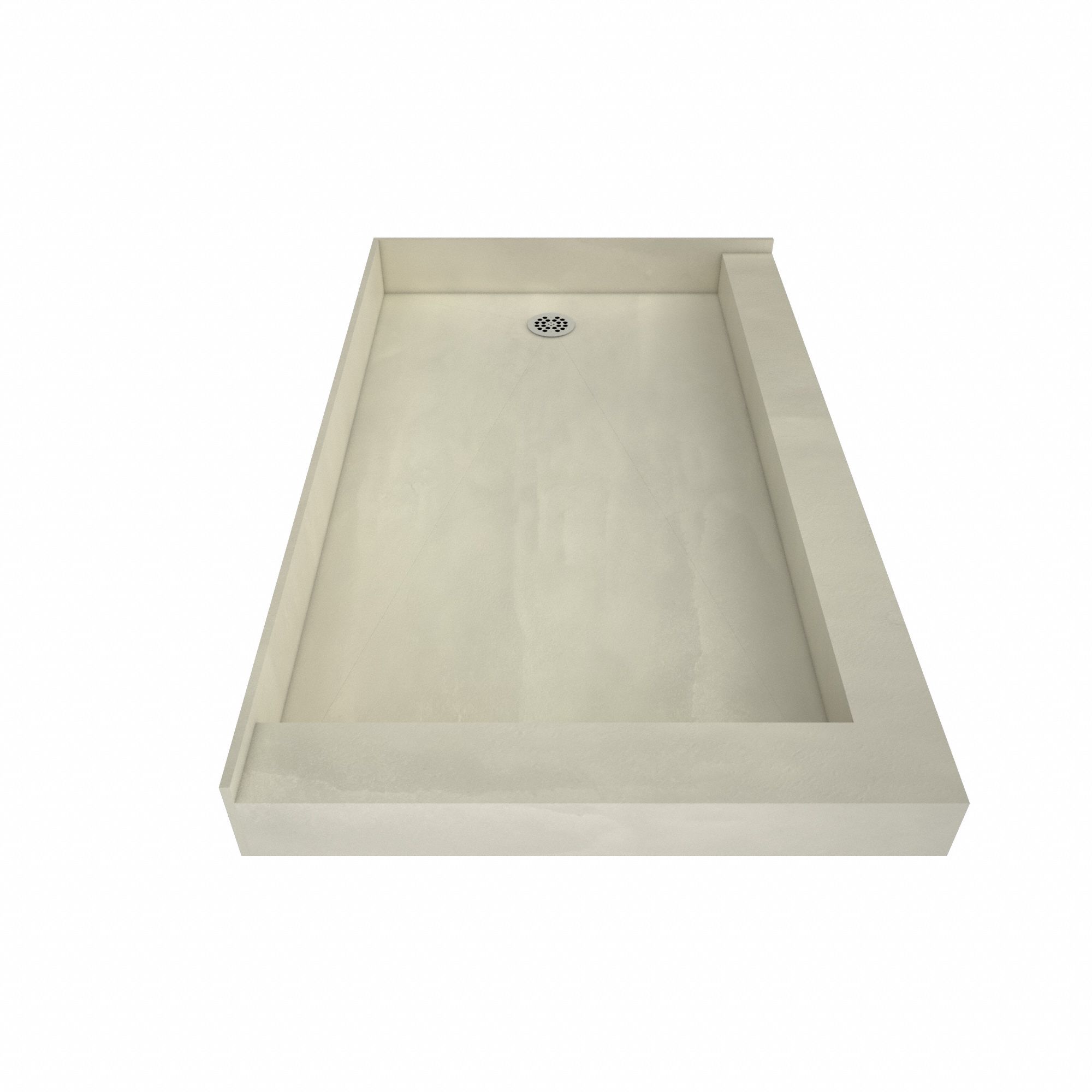 TILE REDI Shower Pan Tile Redi, Redi Base, Polyurethane, DoubleLeft