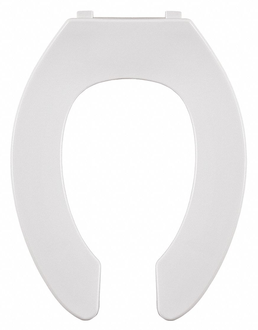 White, Stainless Steel, Toilet Seat 29TJ04GR550STSCC001 Grainger