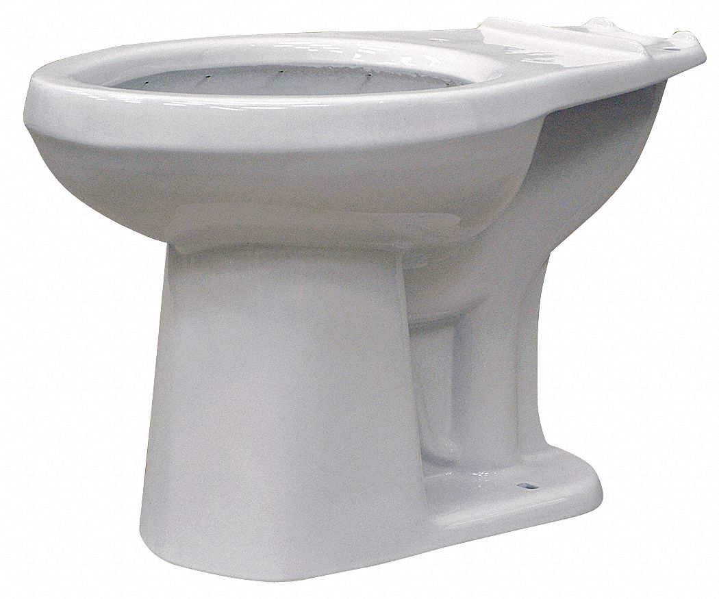 GERBER Toilet Bowl, Elongated, Floor 29VL11HE21377 Grainger