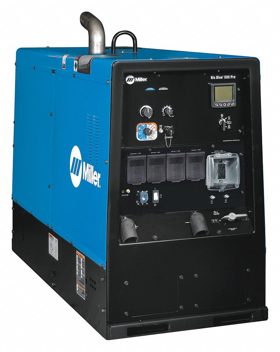 MILLER ELECTRIC Soldadora Motorizada,Big Blue 500 Pro Soldadoras con Motor 29WJ66
