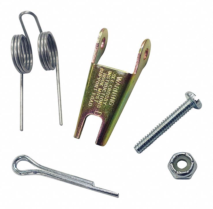 CROSBY Latch Kit , Steel, 115/32 in., 1/2 in. 29WR211096325 Grainger