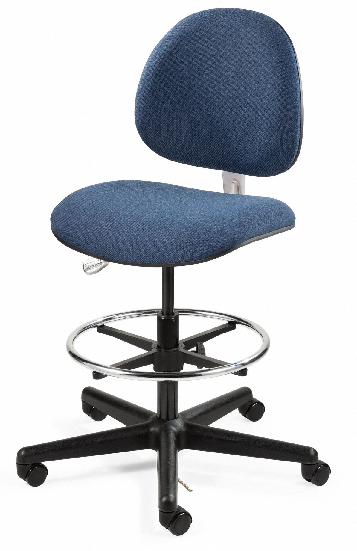 BEVCO Fabric ESD Task Chair with 24 in to 34 in Seat Height Range and
