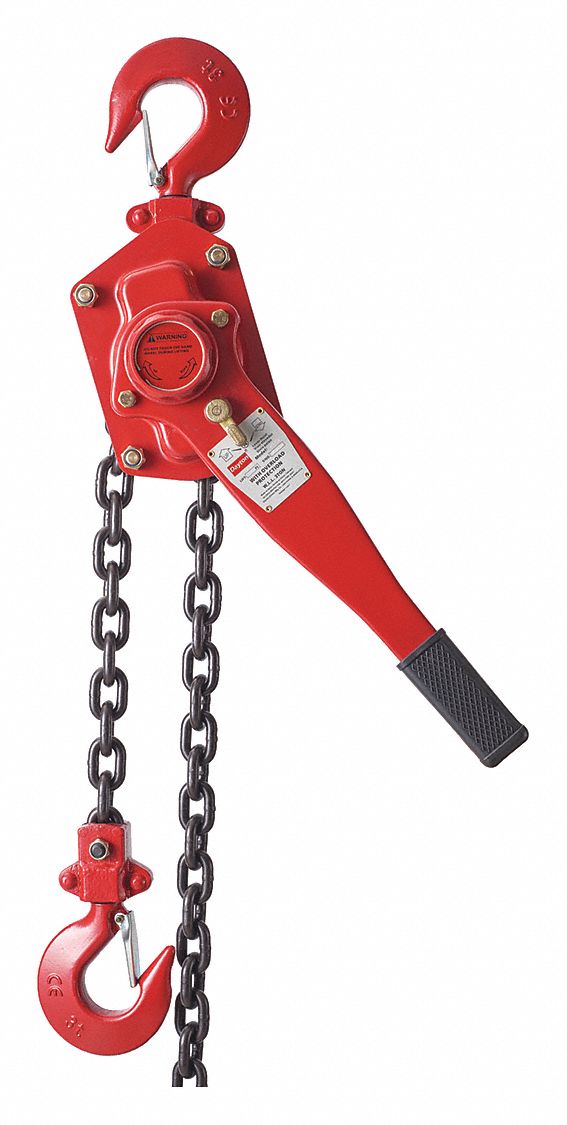 DAYTON Lever Chain Hoist,6000 lb.,Lift 20 ft. 29XP5229XP52 Grainger