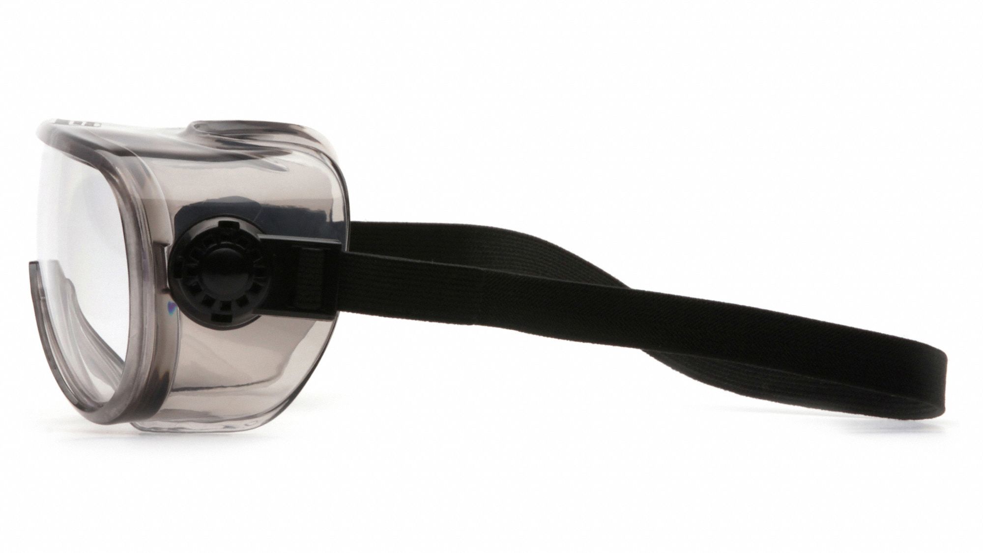 PYRAMEX Chemical Goggle, Indirect vented w/ Elastic Strap AntiScratch