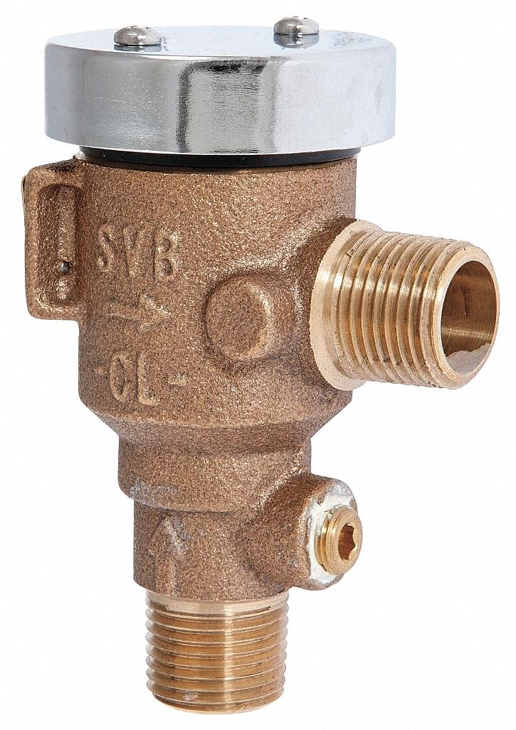 WATTS, 1/2 in Size, NPT Connection, Spill Resistant Vacuum Breaker