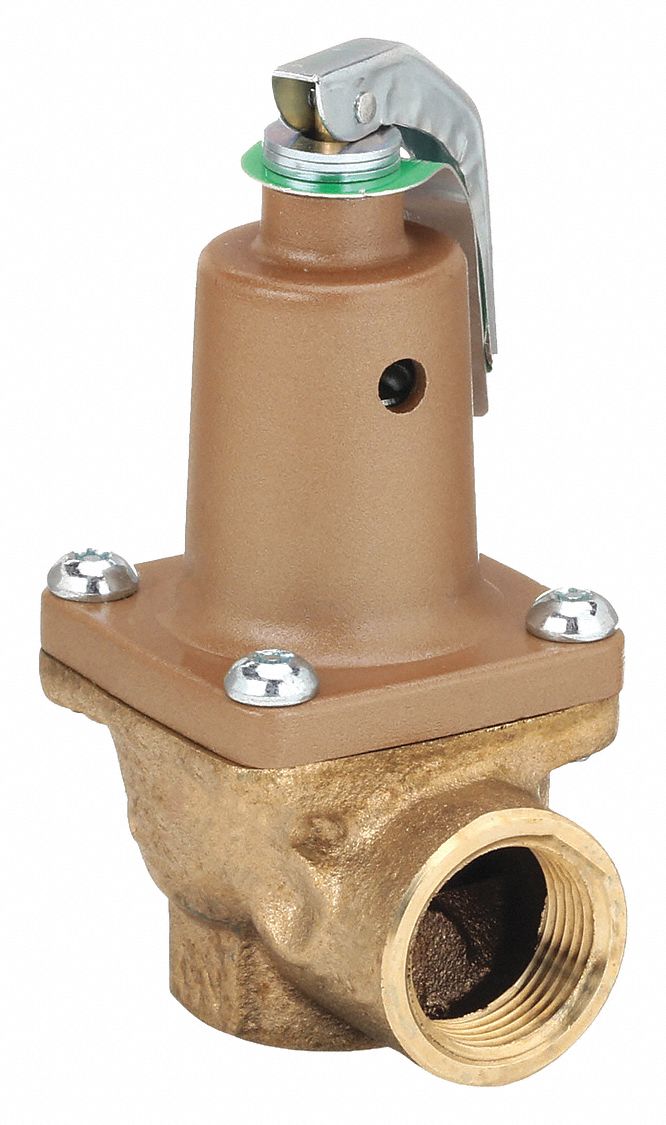 WATTS Boiler Pressure Relief Valve, 2,070,000 BtuH, 125 psi 29YL91