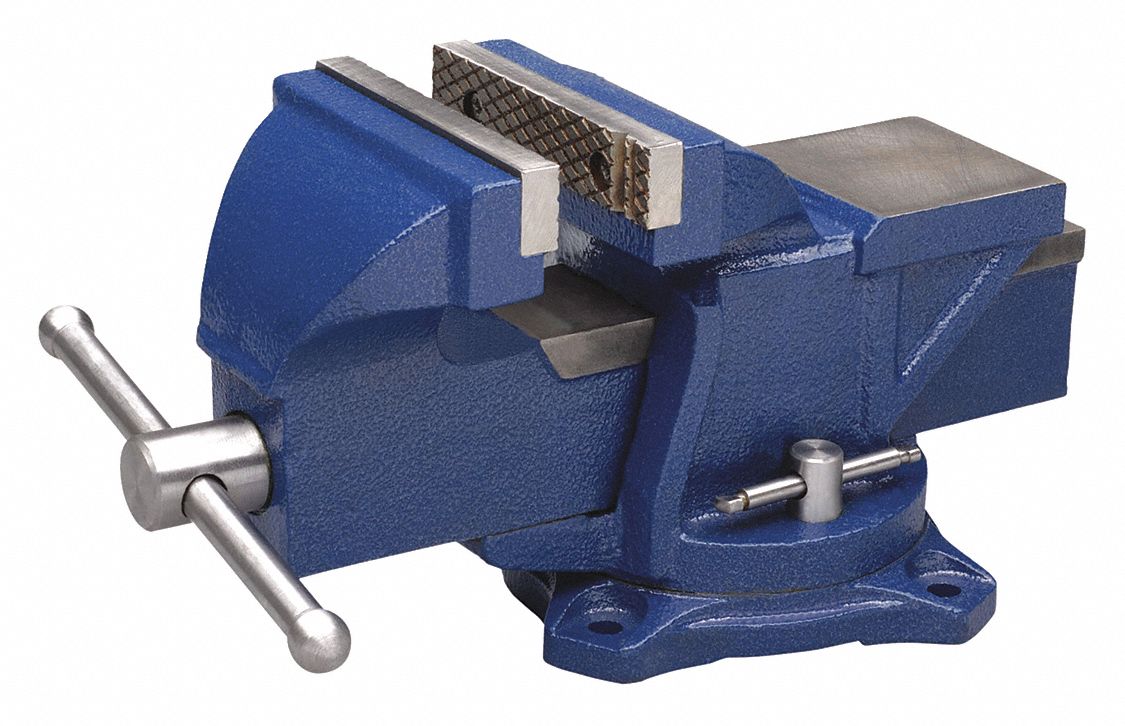 WILTON Heavy Duty Combination Vise, 4 in Jaw Width, 4 in Max. Opening