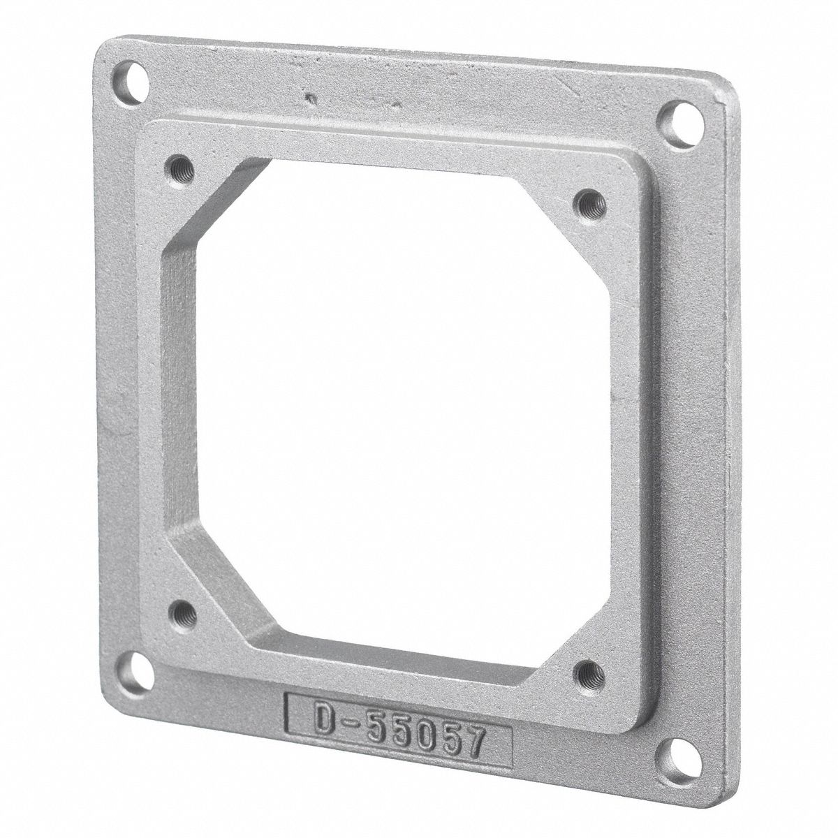 HUBBELLOCK Adapter Plate, For Use With Receptacle Box 3D076, Aluminum