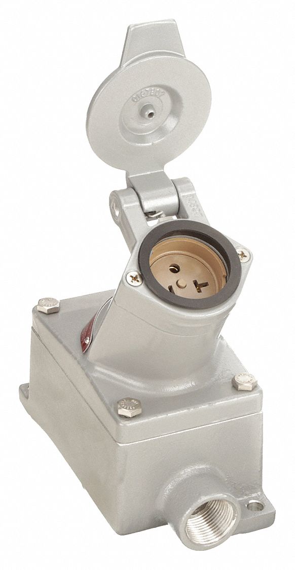 Receptacle, 120 V AC Voltage, 20 Amps, 1 HP - Grainger