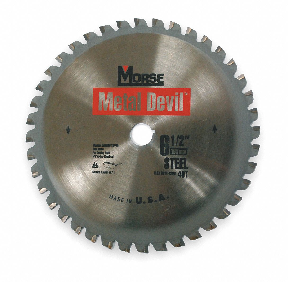Metal Cutting Circular Saw Blade, 6 1/2 in Blade Dia. - Grainger