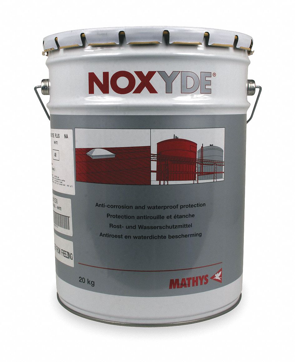 RUSTOLEUM White Elastomeric Acrylic Coating, Satin Finish, 110 sq. ft