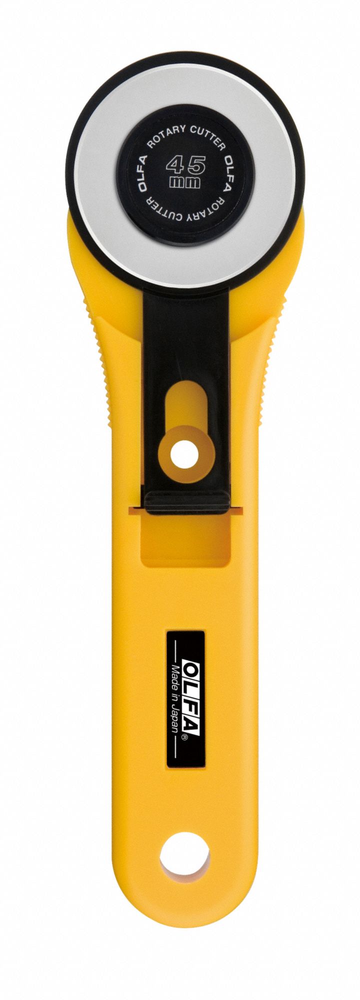 OLFA Rotary Cutter Straight, 1 3/4 in Blade Dia, Tungsten, 7 in Handle