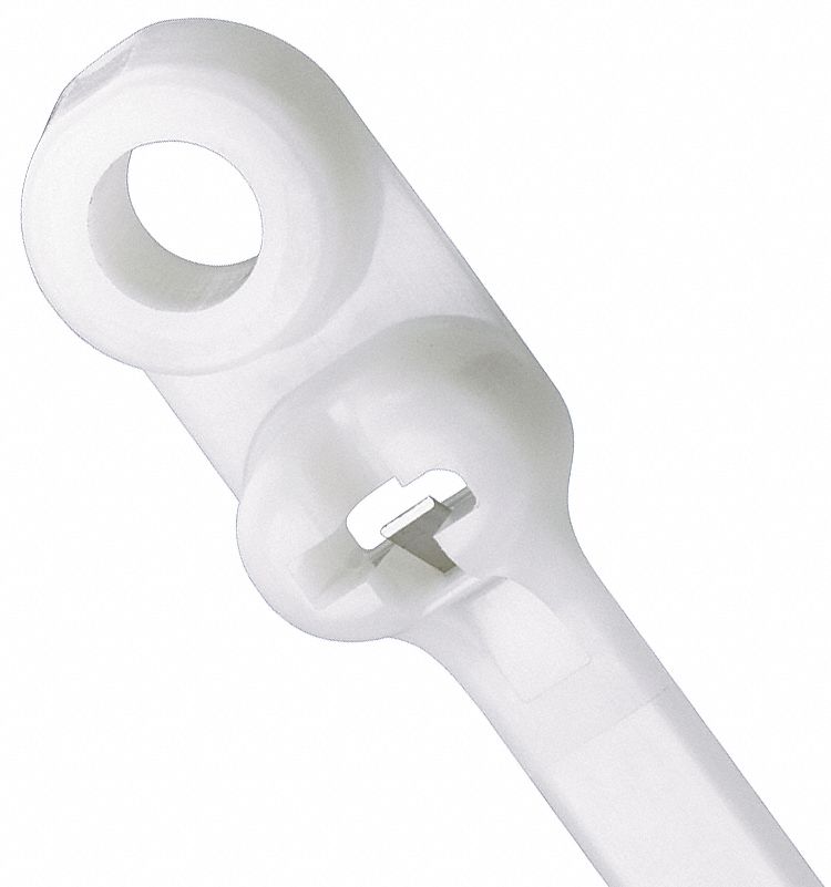 PANDUIT Cable Tie, Mountable, Actual Length 15.5 in, Color Natural, PK