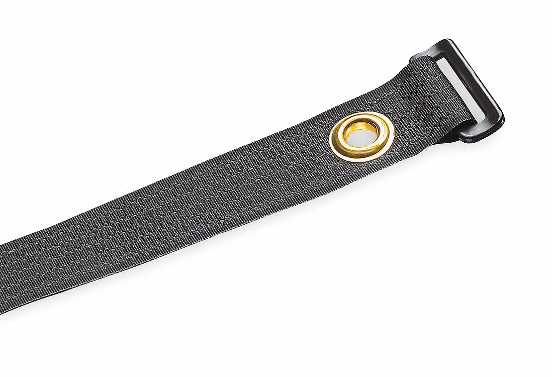 PANDUIT HookandLoop Cinch Strap, Buckle, End Grommet, Individual