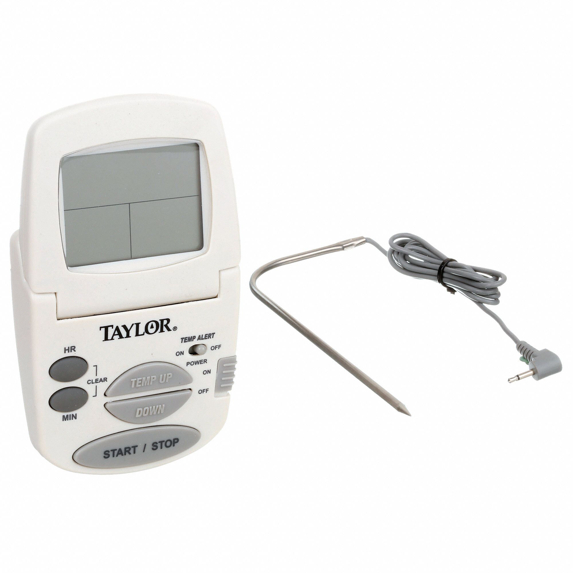 TAYLOR Oven Thermometer, 32° to 392°F Temp. Range (F), 0° to 200°C Temp