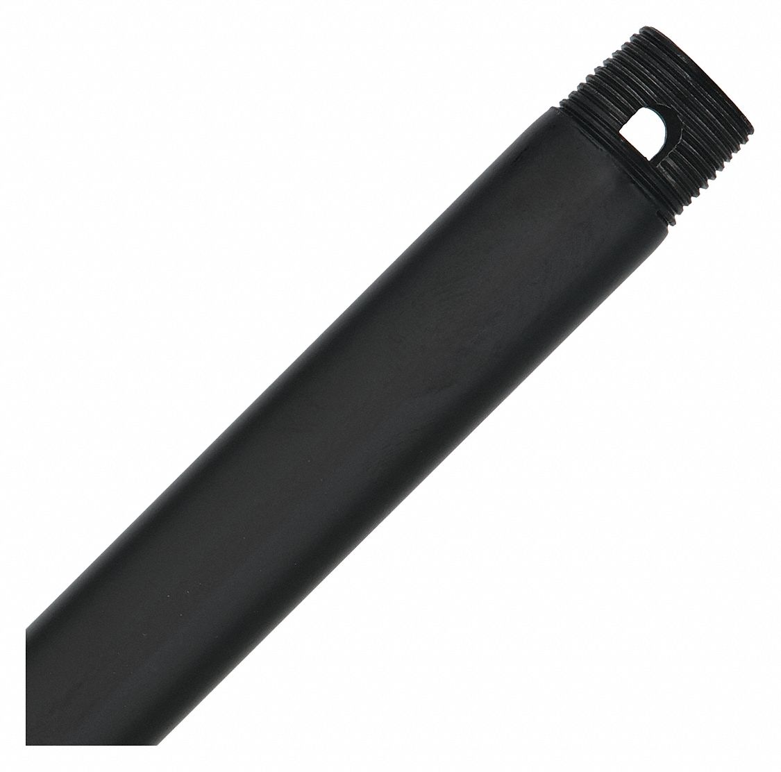 HUNTER Downrod, For Use With Hunter Ceiling Fans, 24 in Length, Textured Black 2DBK326227