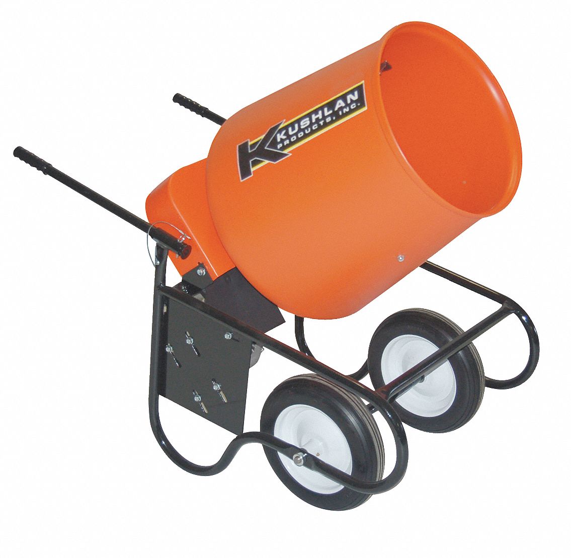 KUSHLAN PRODUCTS Wheelbarrow Mixer,3.5 Cu. Ft.,120V,3/4HP 2DCL1350W