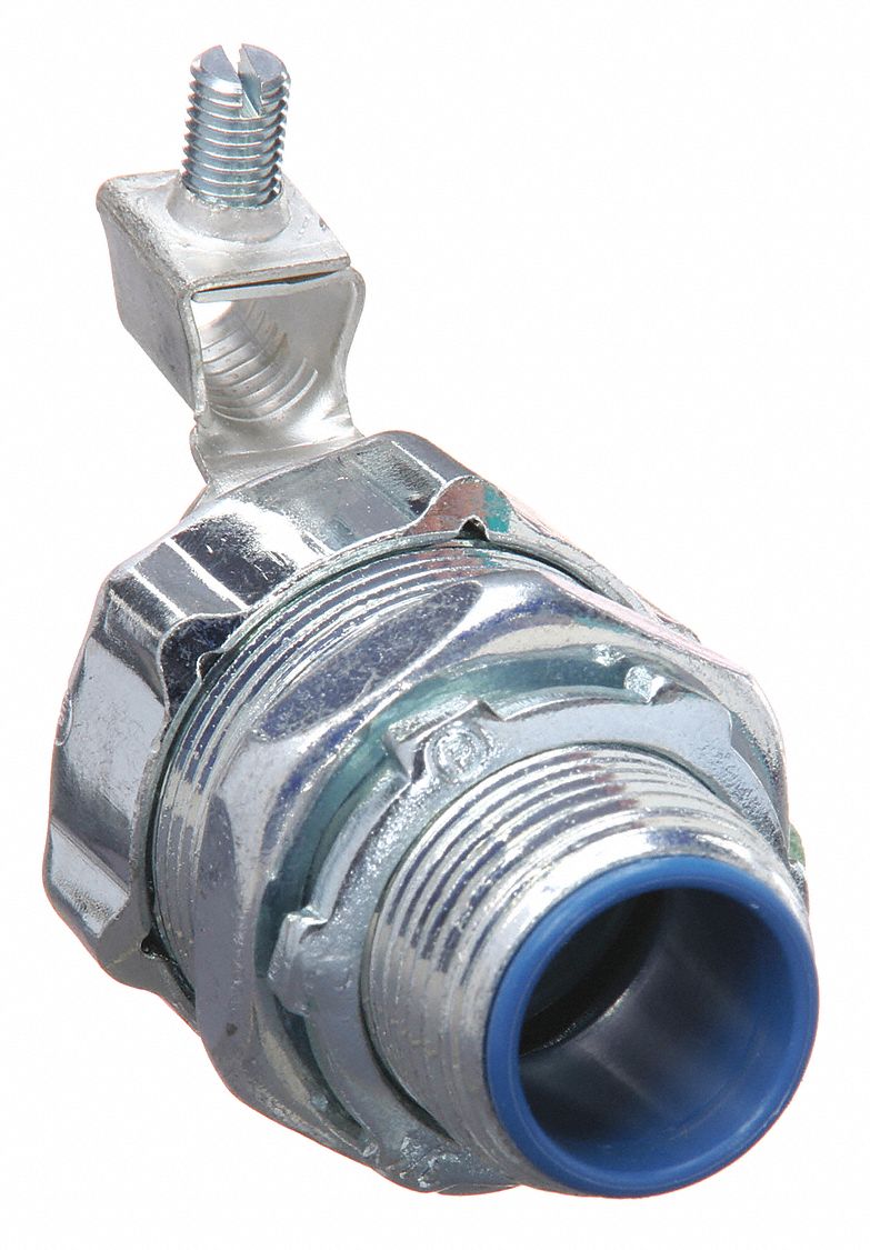 Steel/Iron, 1 1/4 in Trade Size, LiquidTight Conduit Fitting 2DDV4