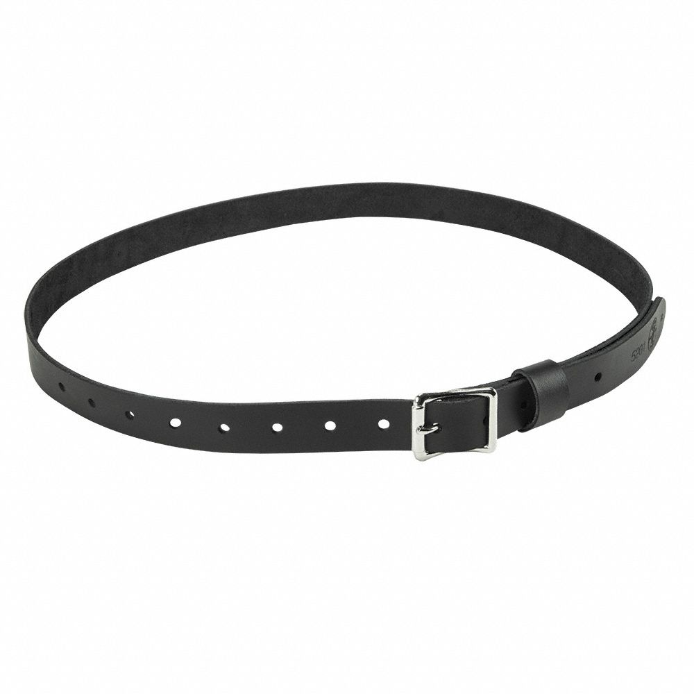 KLEIN TOOLS Black, Tool Belt, Leather, 1 in Belt Width 2DFU55201 Grainger