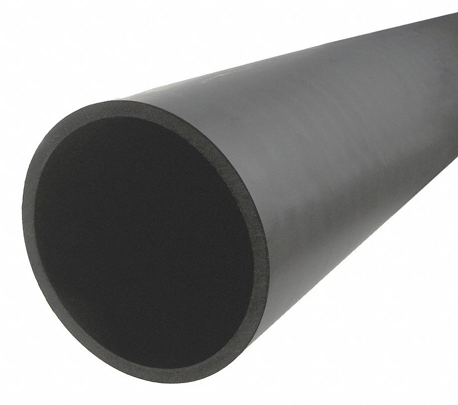 DWV Drain Pipe Black ABS Custom Size And Length 4 Inch , 60 OFF