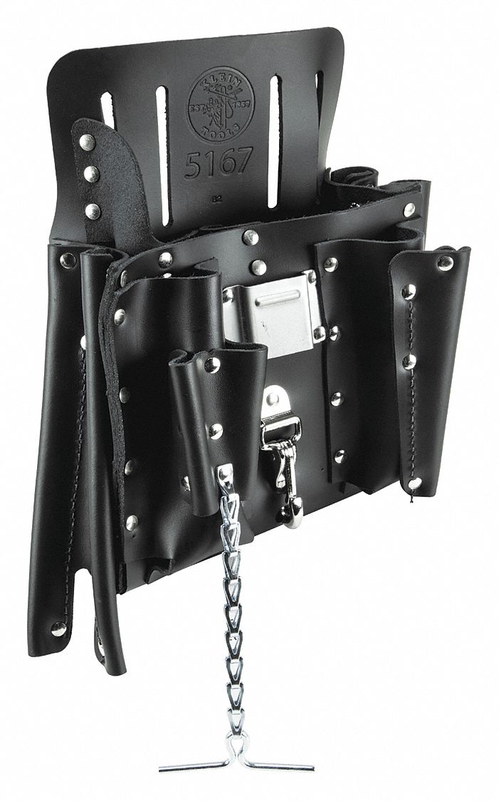 KLEIN TOOLS, 11 Pockets, Compatible with Knife/Tape/Tape Measure, Tool