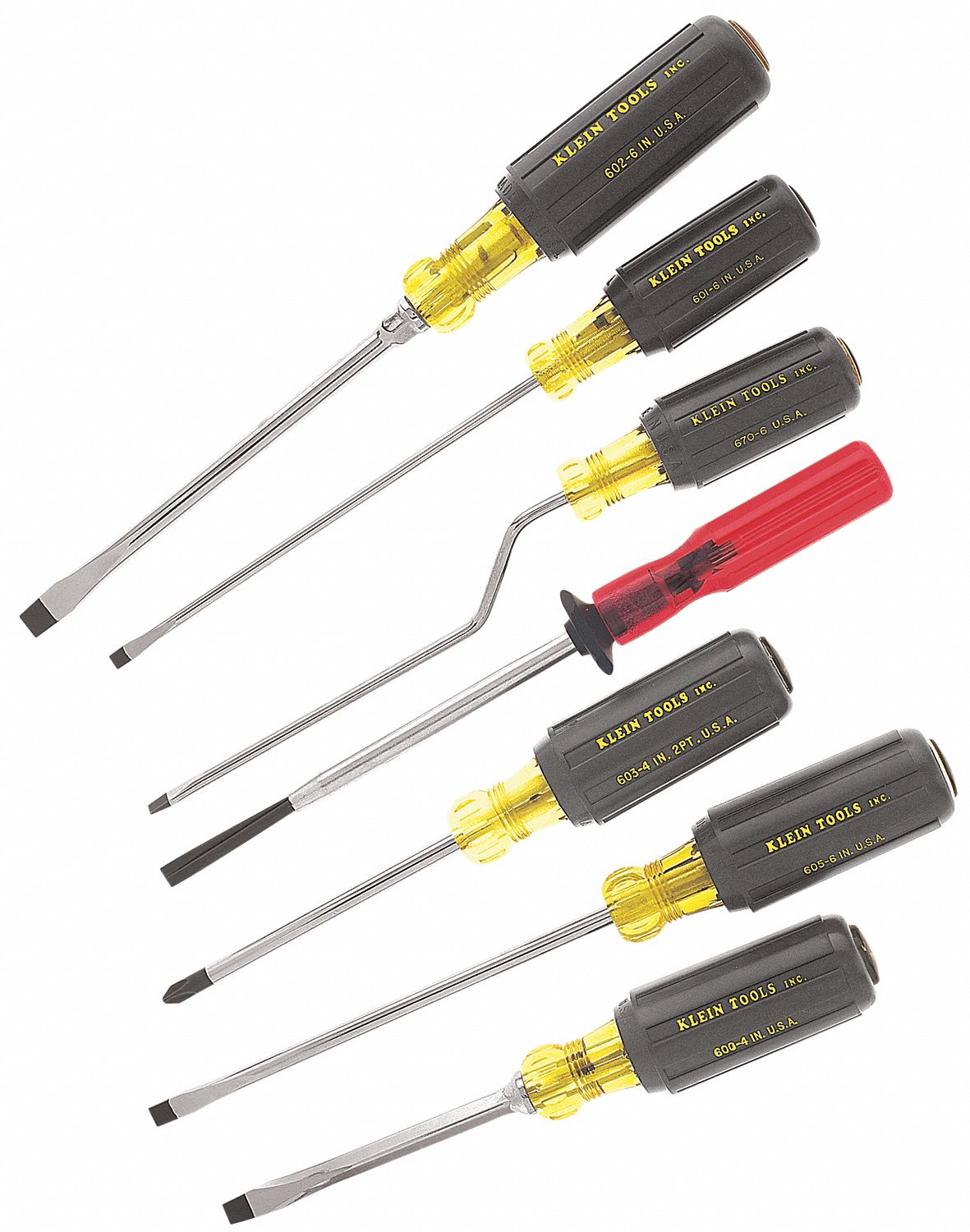 KLEIN TOOLS, 7 Pieces, Phillips/Slotted Tip, General Purpose