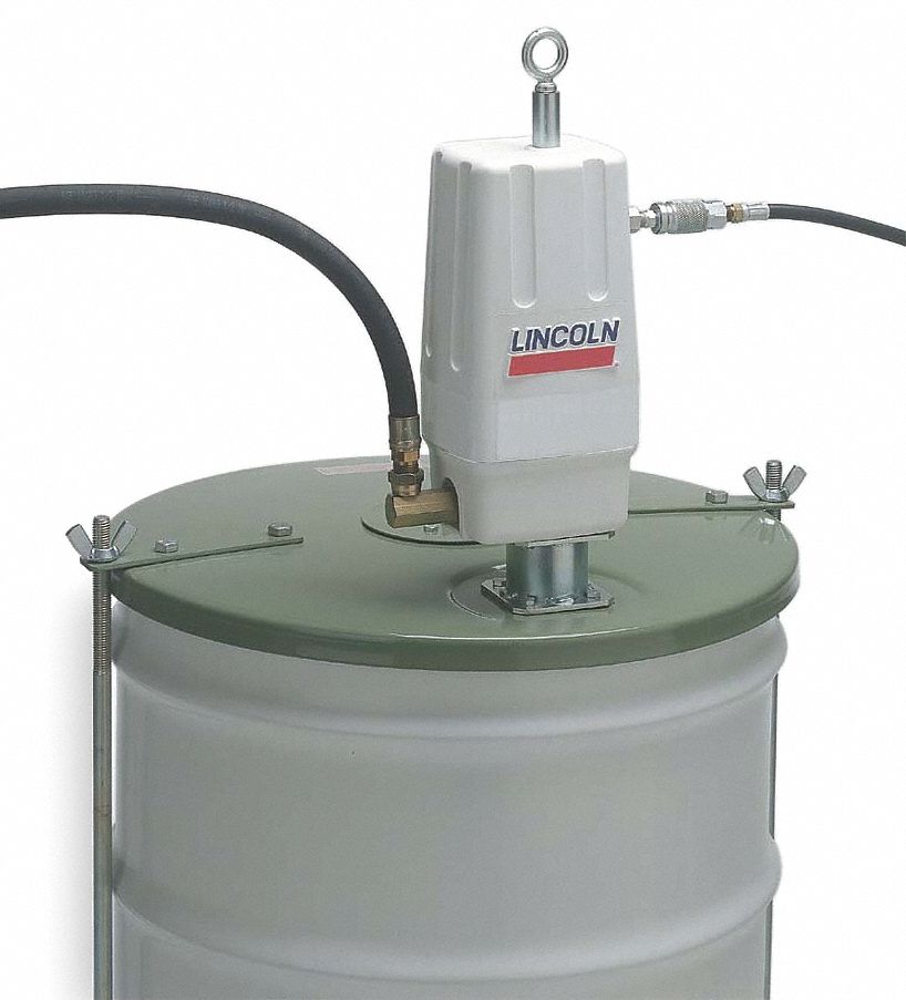 LINCOLN Air Operated Drum Pump, Unmetered Dispensing with Manual ShutOff, For Container Type