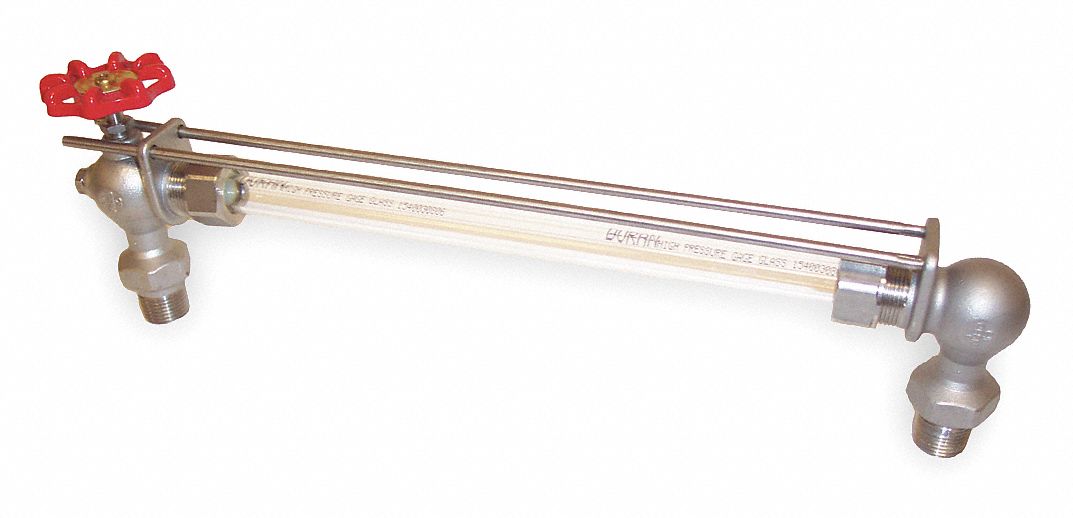 APOLLO, 1/2 in Pipe Size, Stainless Steel, Expansion Tank Gauge 2EER92365100 Grainger