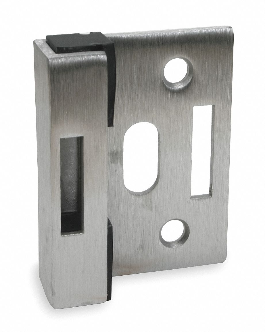 GLOBAL PARTITIONS Flat Stop And Keeper for Steel Partition, 2 1/2 inH x