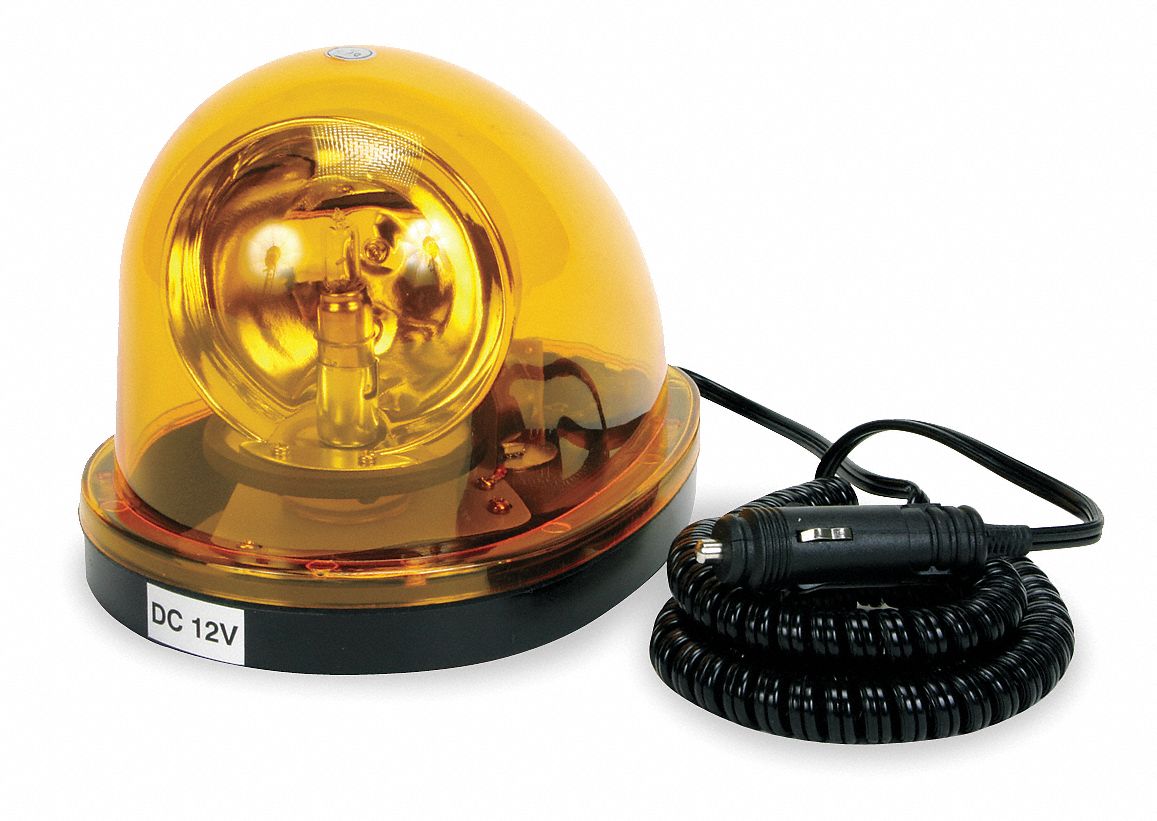 GRAINGER APPROVED Beacon Light, Amber, Rotating 2ERT52ERT5 Grainger