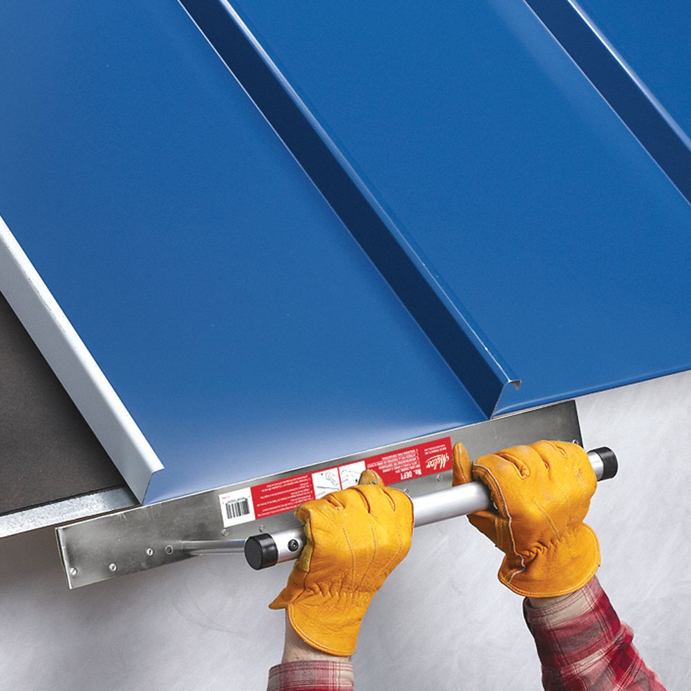 MALCO Drip Edge Folding Tool 1 in and 11/2 in, 22 ga Sheet Metal