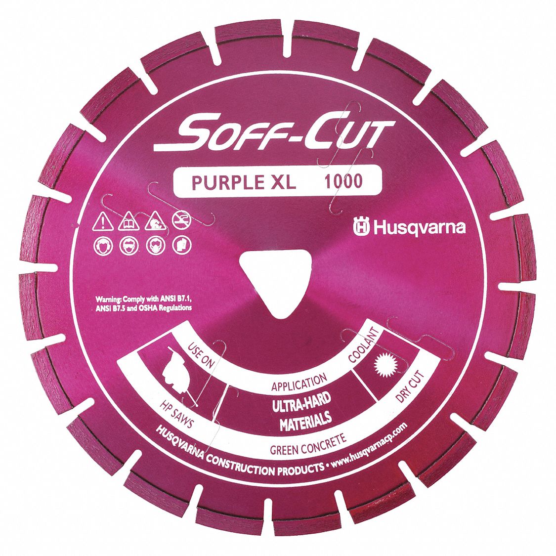 HUSQVARNA Masonry Saws, Diamond Saw Blade, Concrete, Granite Materials