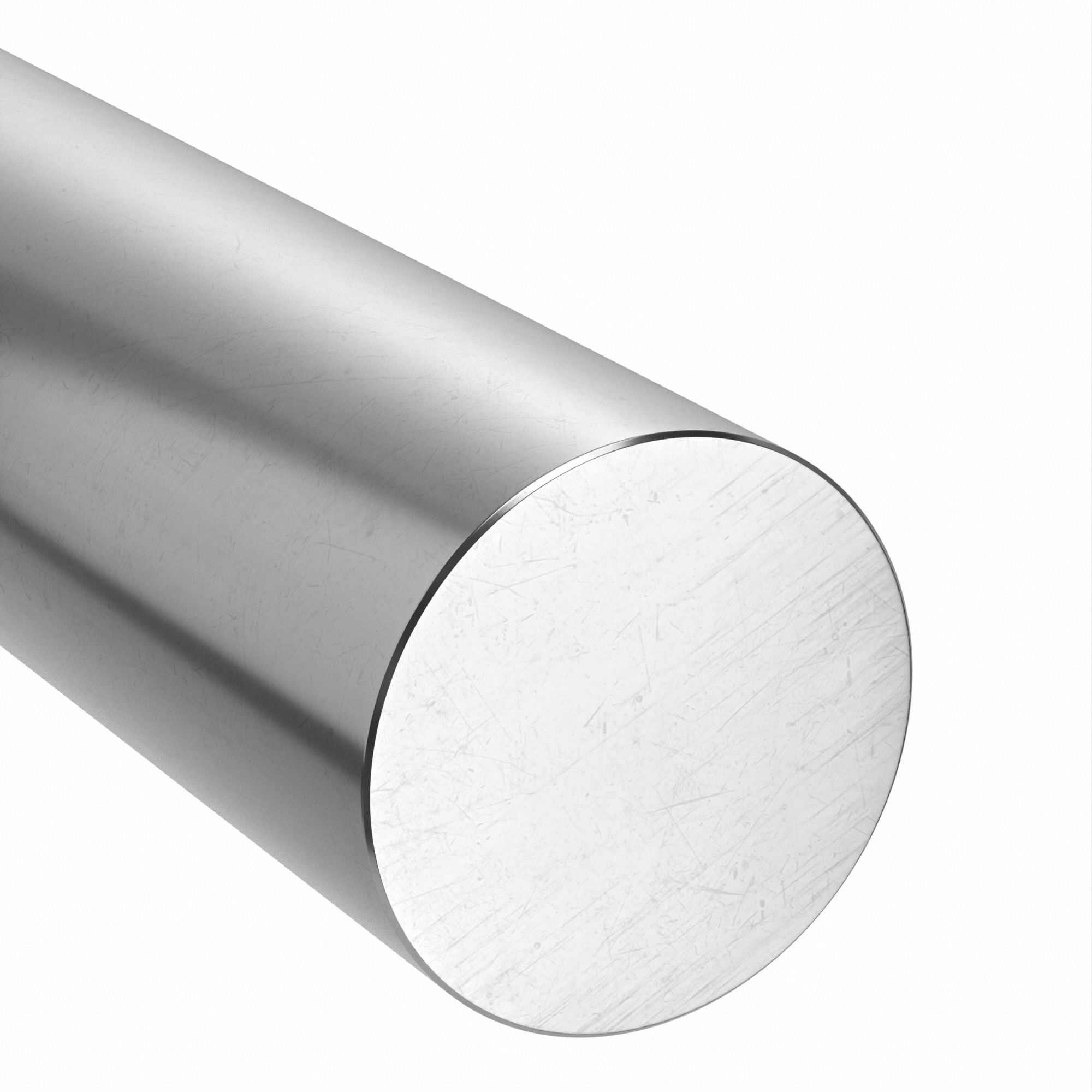6 1/4 in Outside Dia, 12 in Overall Lg, Stainless Steel Rod 303