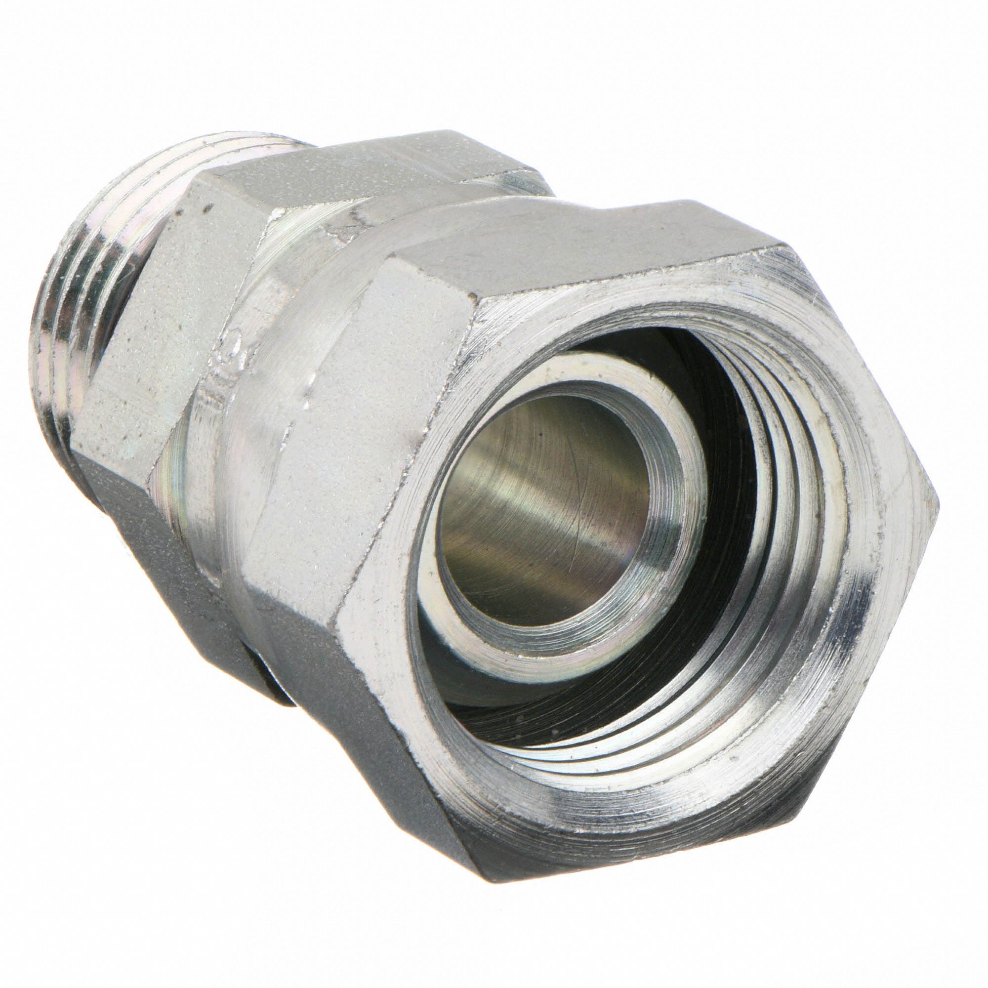 EATON AEROQUIP Hydraulic Hose Adapter, Fitting Material Carbon Steel x