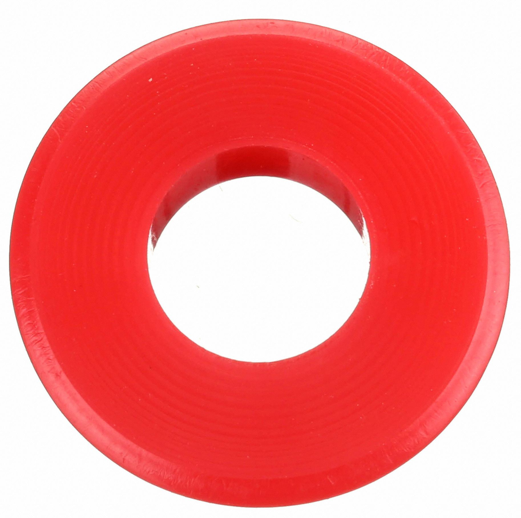 VELVAC Gladhand Seal Full Face Seal, 0.37 in Thick, Red, 70A72A, 5/8 in Inside Dia., 25 PK
