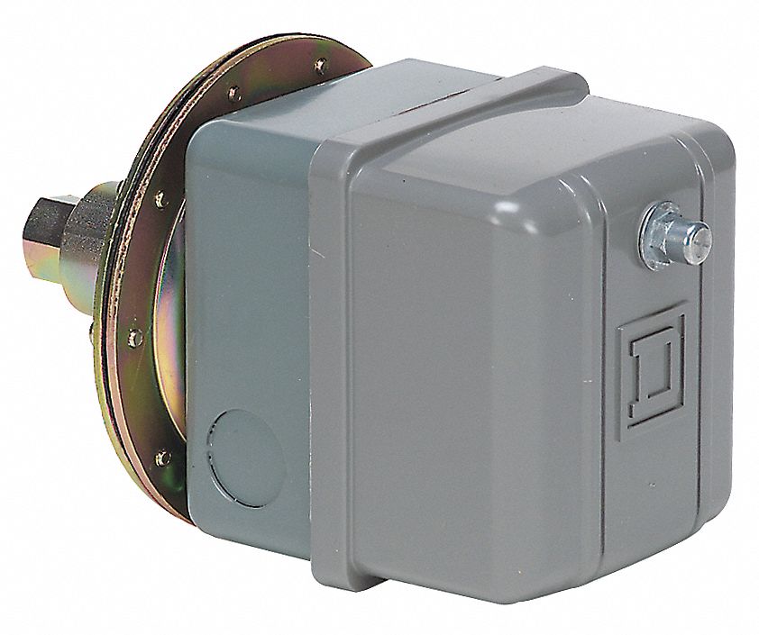 SQUARE D Standard DPST Vacuum Switch, Differential 5 to 10 in Hg, NEMA