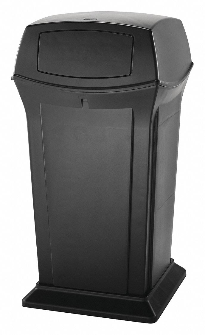 RUBBERMAID COMMERCIAL PRODUCTS, Ranger(R), Square, Trash Can 2FTF3