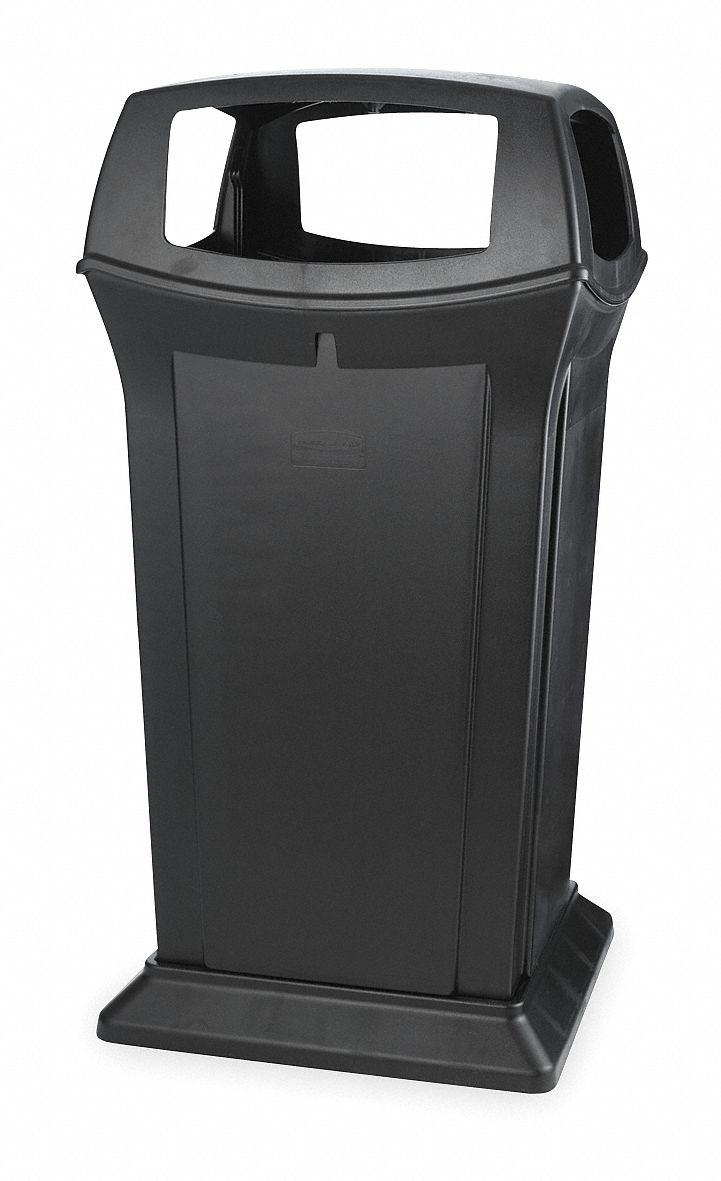 RUBBERMAID COMMERCIAL PRODUCTS, Ranger(R), Square, Trash Can 2FTF5