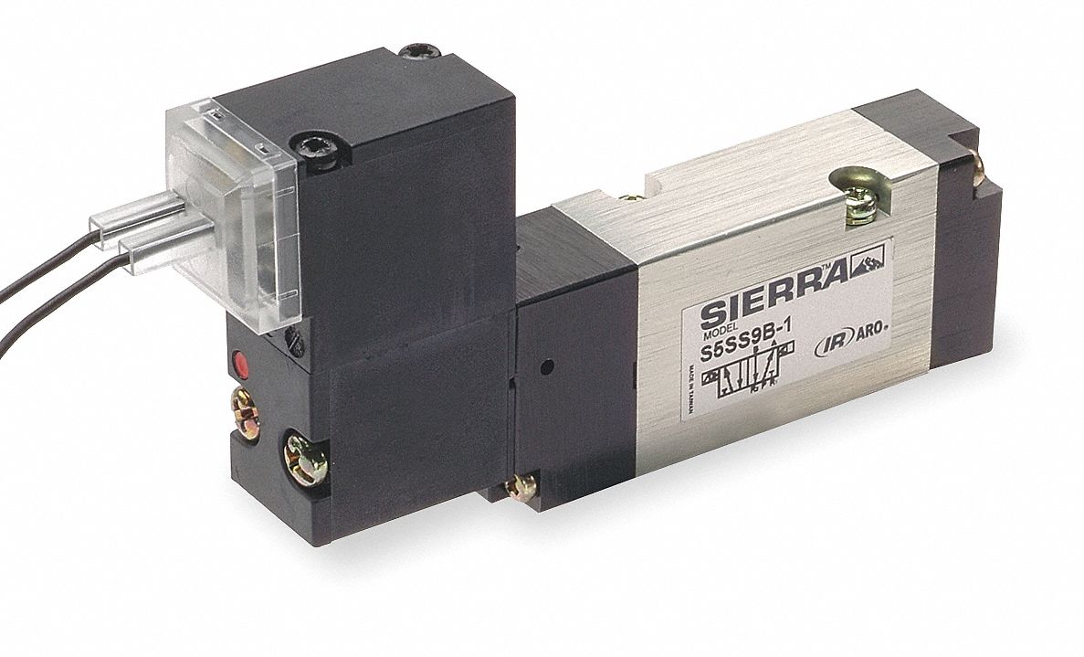 Sierra 15 Series, 120V AC, Solenoid Air Control Valve 2G619S5SS9A1 Grainger