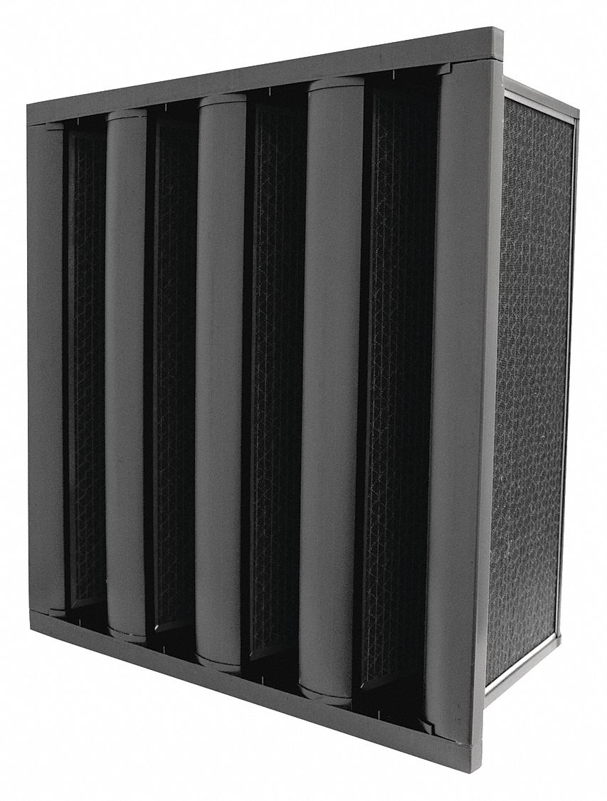 AIR HANDLER Odor Removal VBank Air Filter 24x24x12 Nominal Filter Size, Single Header, Exhaust