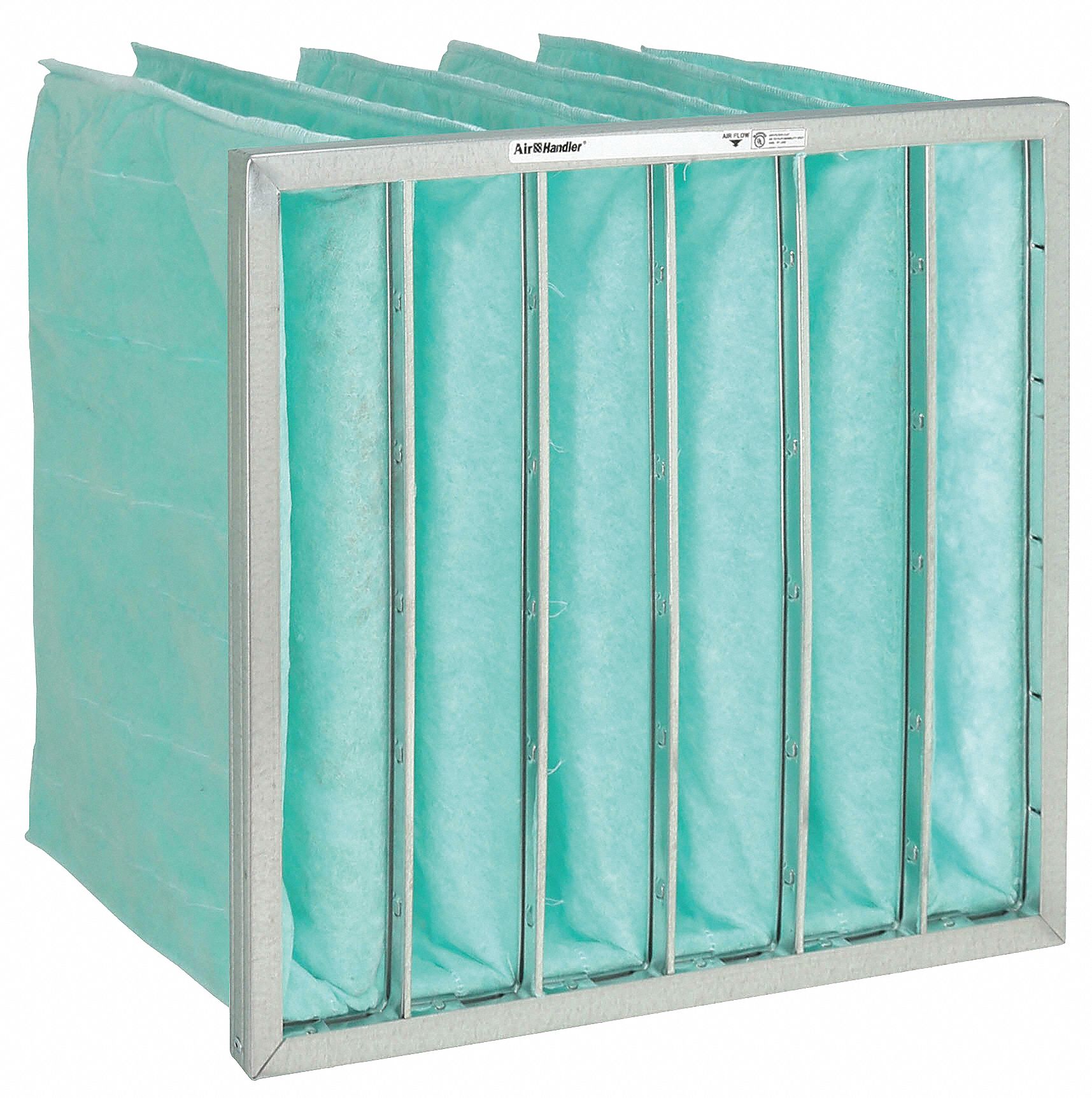 24x24x10 Nominal Filter Size, White, Pocket Air Filter 6B6536B653