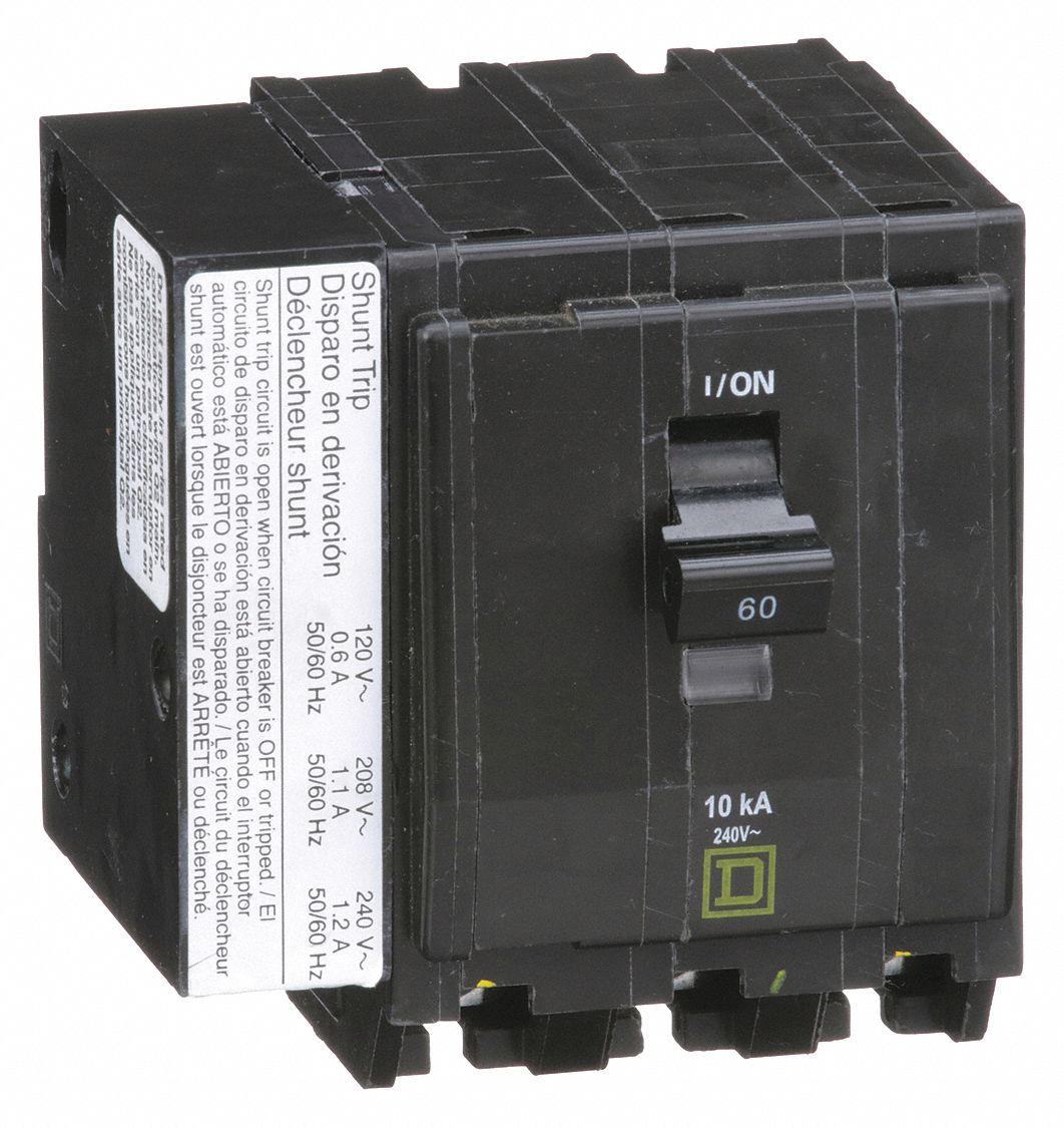 Circuit Breaker,60A,Plug In,120/240V,3P QO3601021 785901494164 eBay