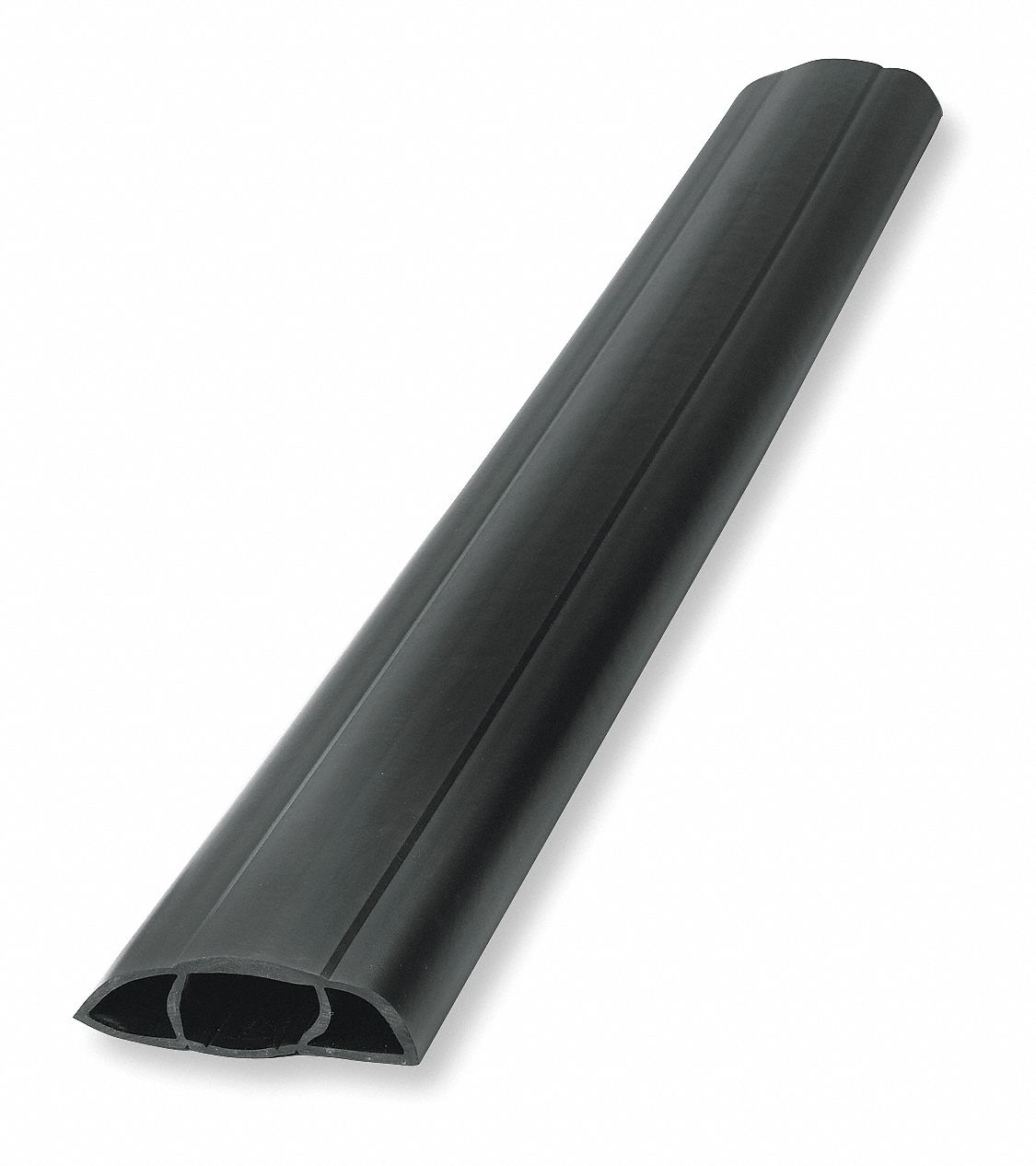 HUBBELL WIRING DEVICEKELLEMS Cable Protector, 1Channel, Black, 5 ft x 1 3/4 inH, Max. Cable